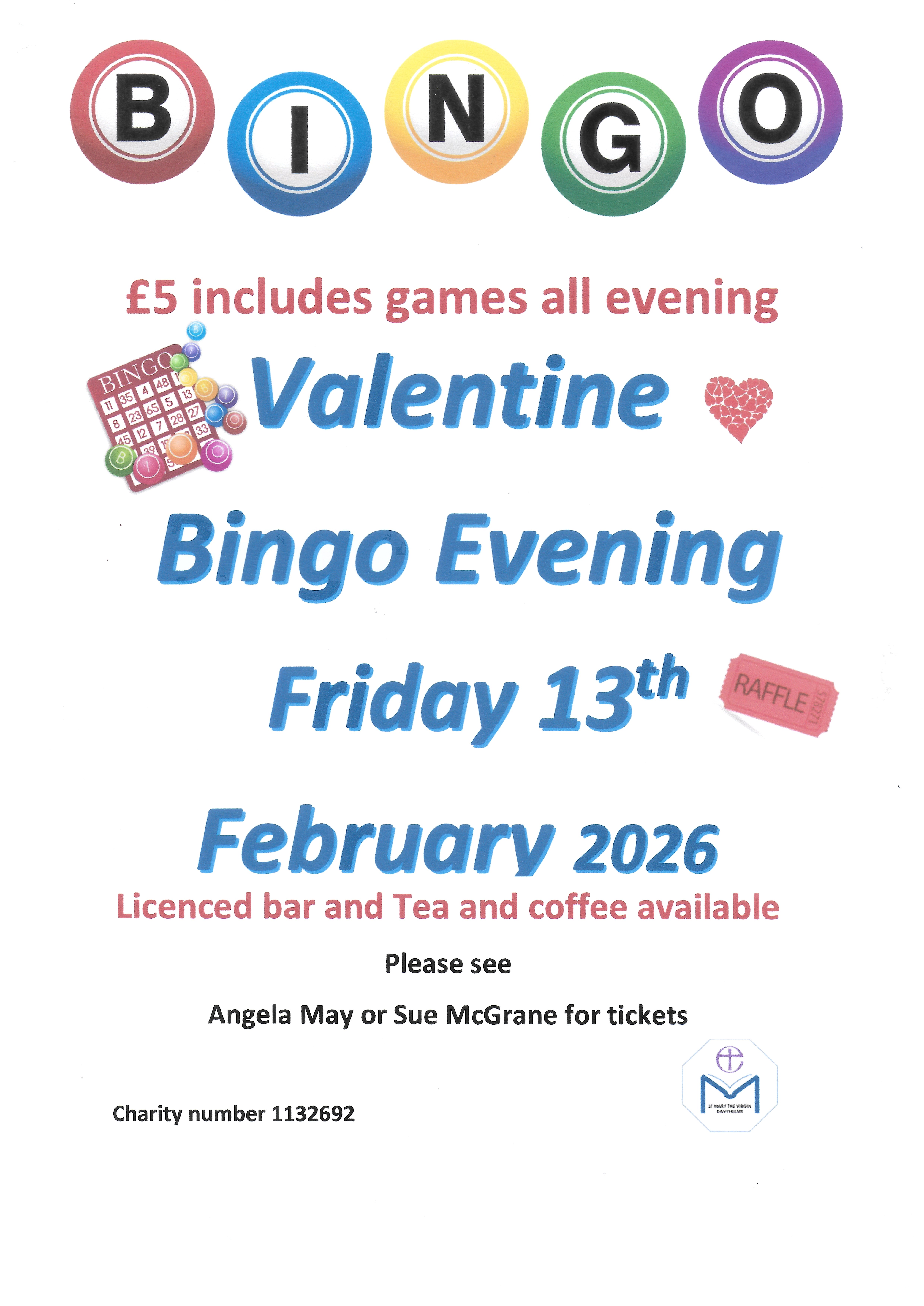 Valentine Bingo evening