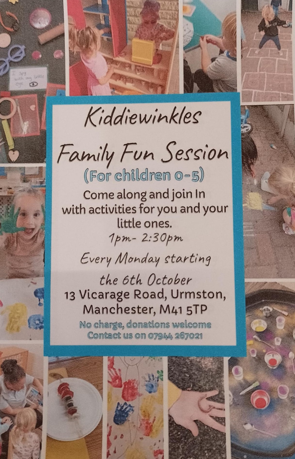 Free family fun session at Kiddiewinkles