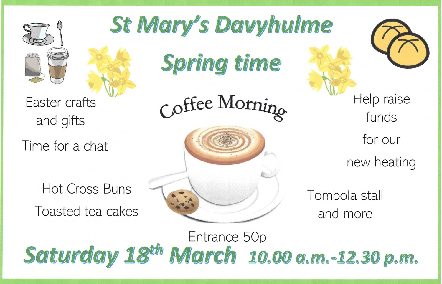 coffee morning 18th March