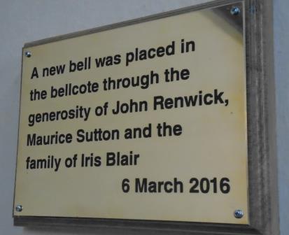 plaque wording